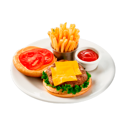 Hamburguesa Vips clásica con queso