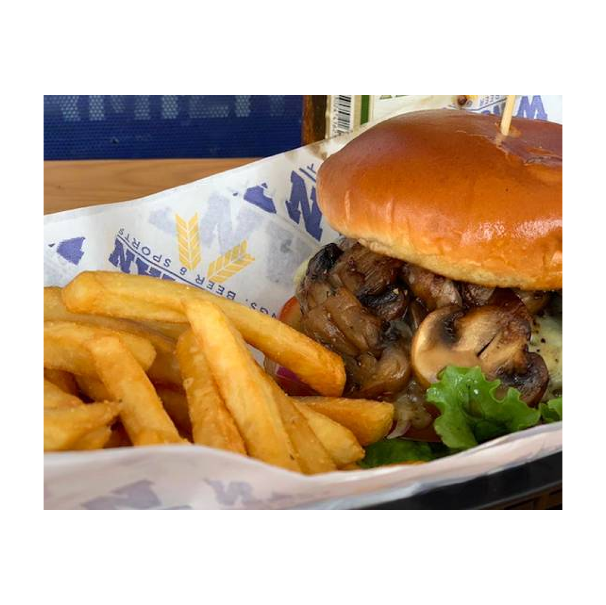 Hamburguesa Mushroom Cheese
