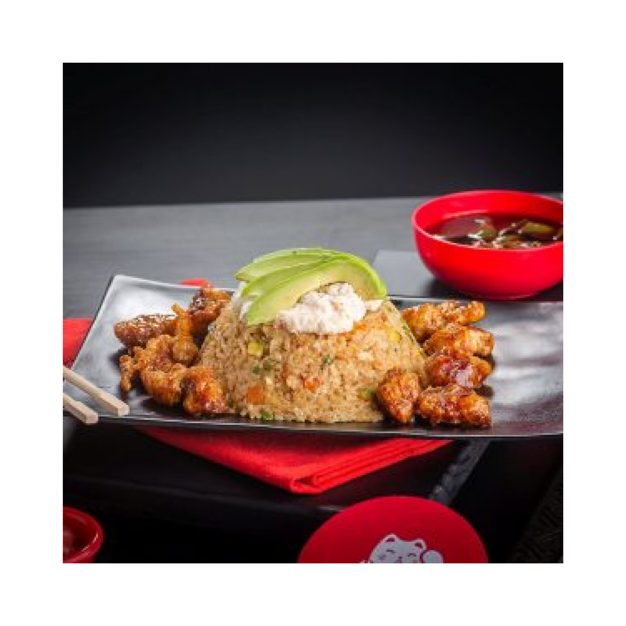 Yakimeshi quilmes de pollo