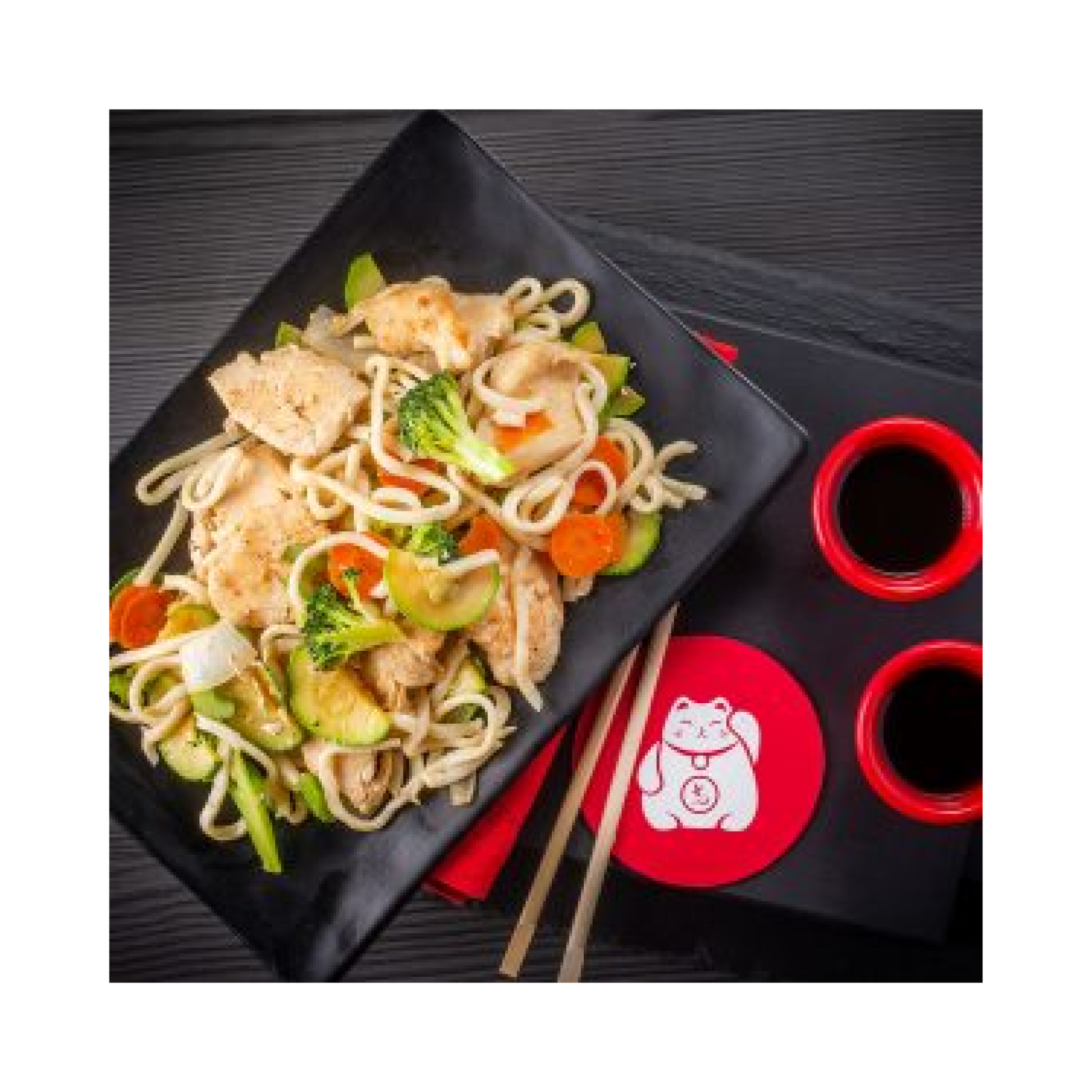 Chow main vegetariano