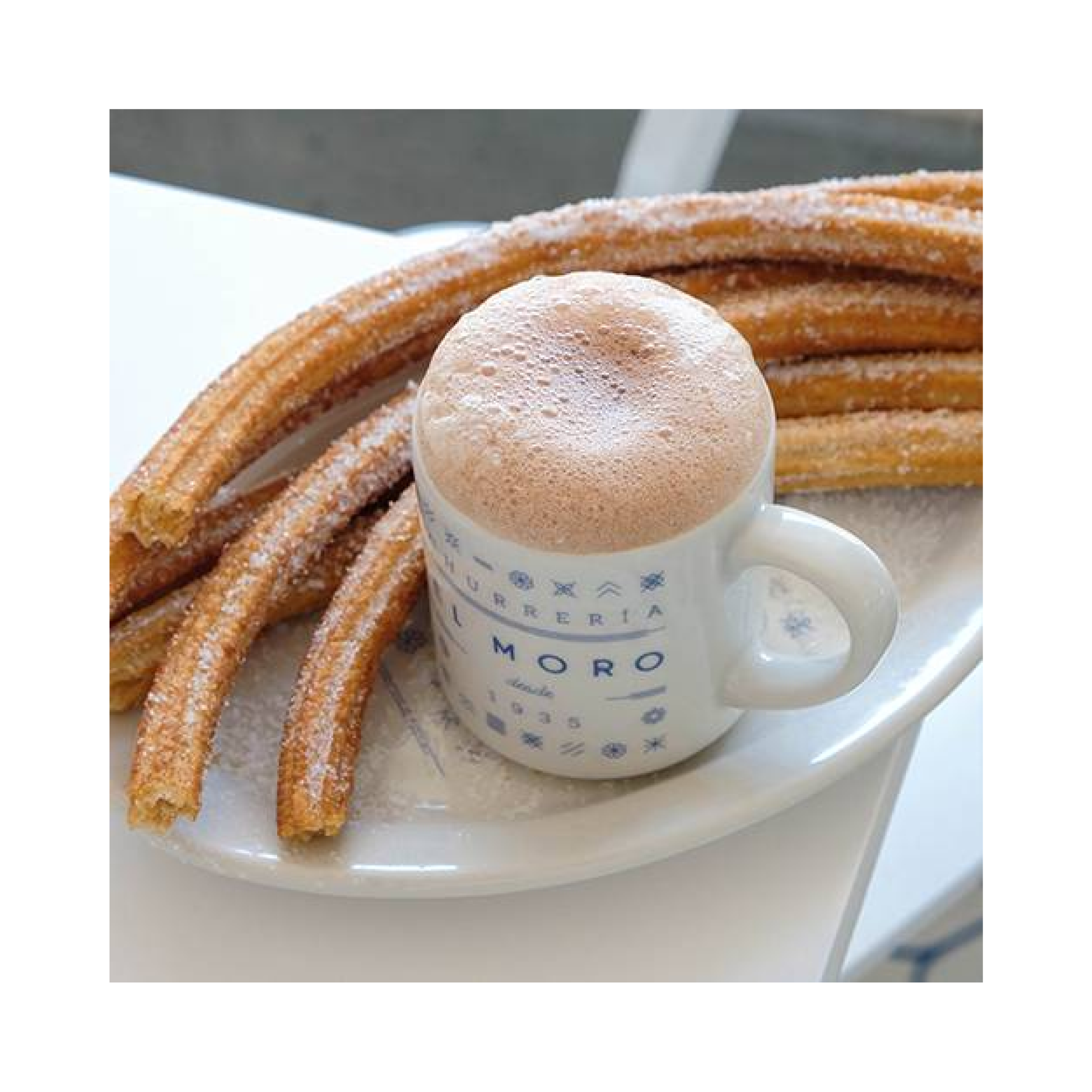 Choco-Mocha + 4 churros