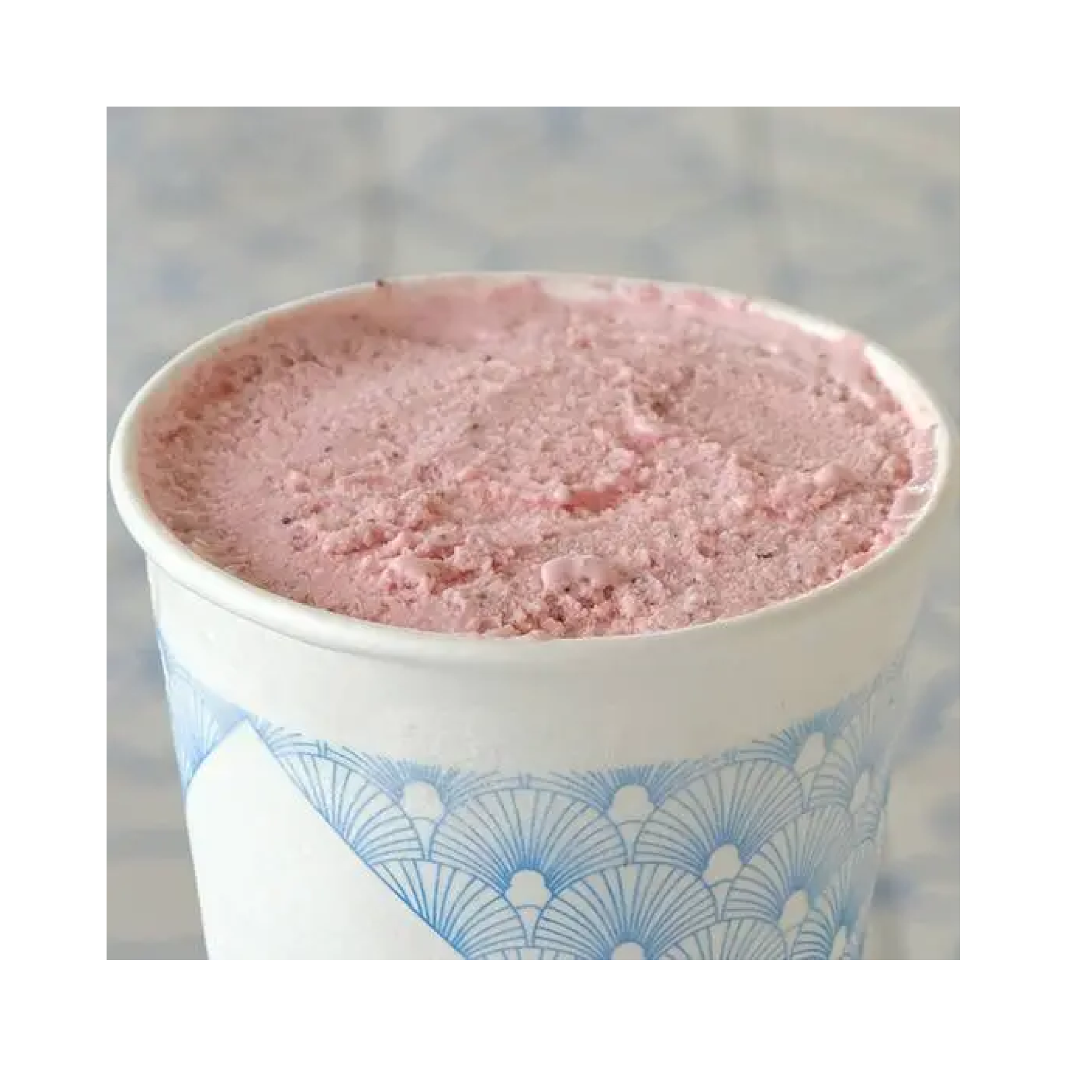 Helado de fresa