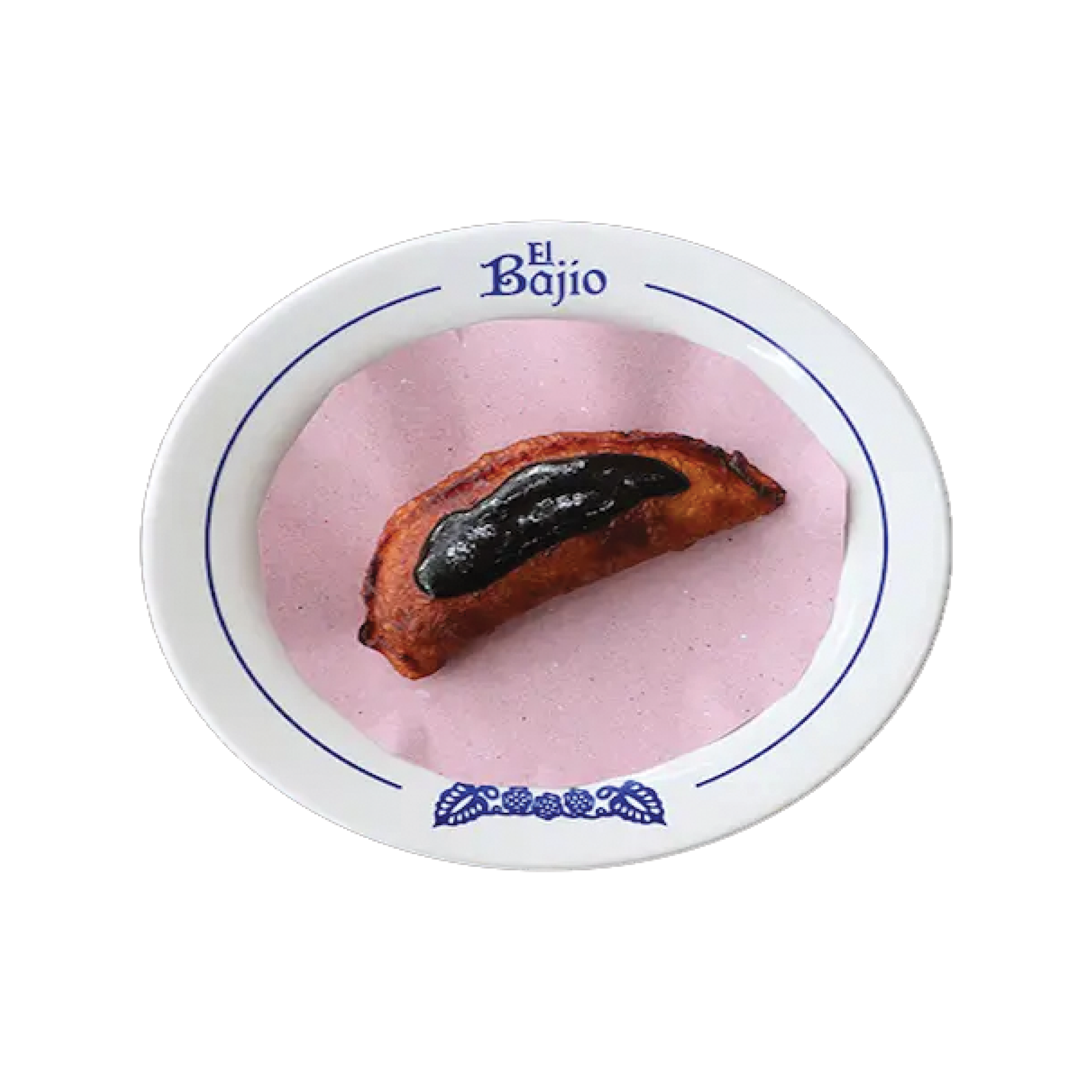 Empanada de plátano relleno de frijol