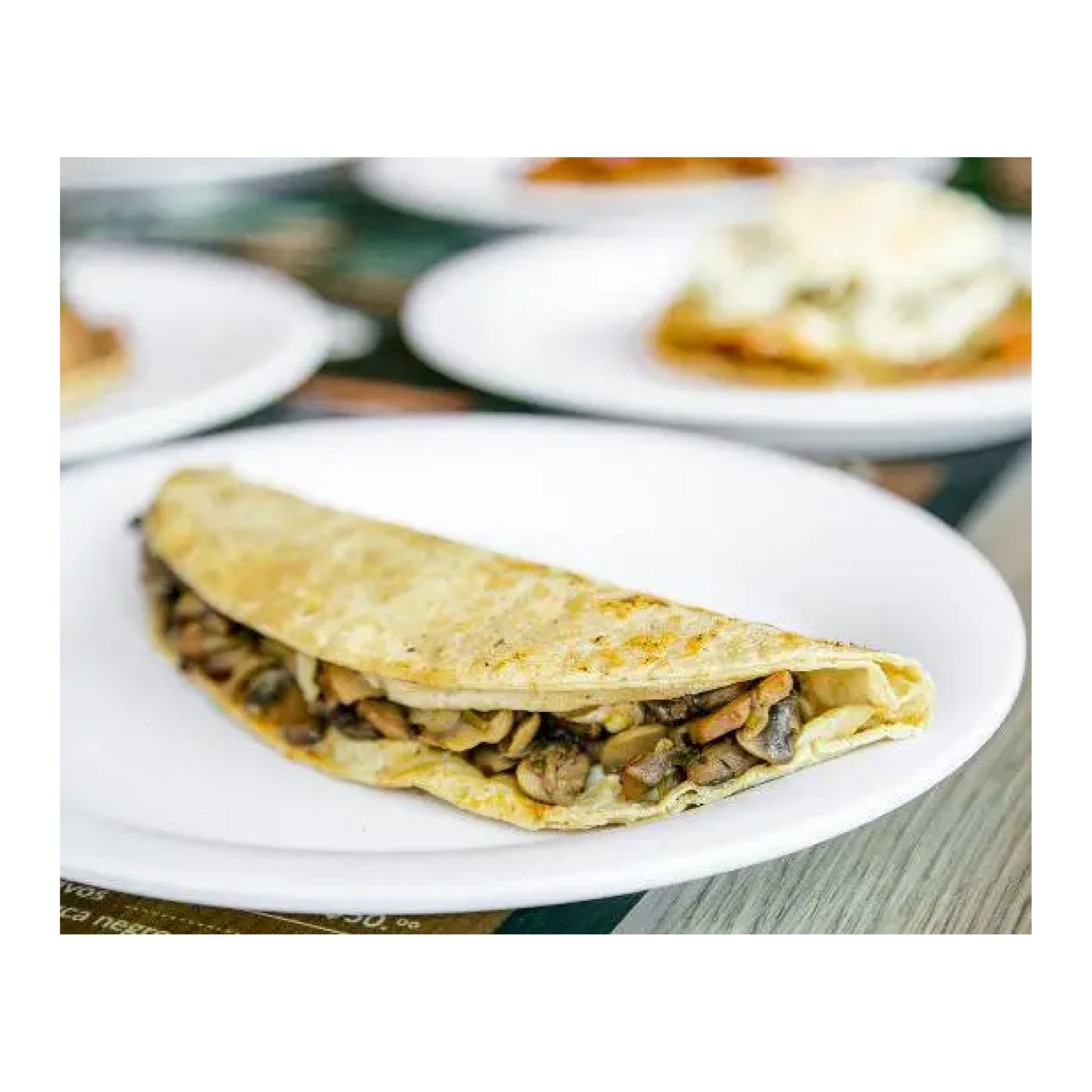 Quesadilla de tinga de res